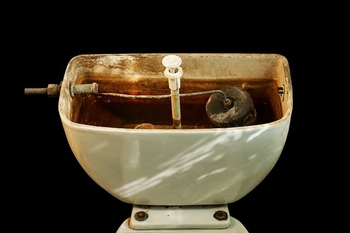 Hard water buildup is a frequent cause of slow draining toilets.