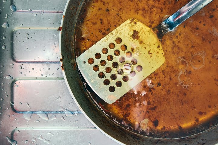Can you pour cooking oil down the drain?