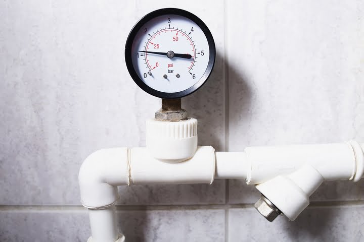 Low water pressure in a house may be caused if the water pressure regulator is not working properly.