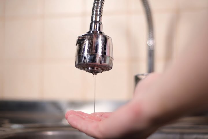 Low water pressure in a house may be caused if the water supplier is experiencing a problem.