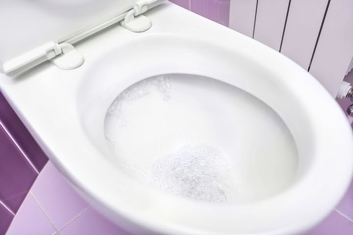 High water pressure may explain the loud noise when you flush the toilet.