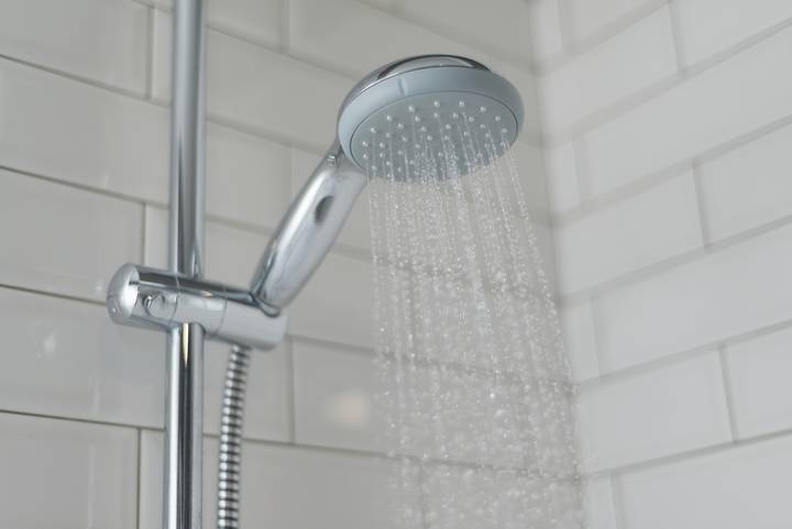 The shower valve might need replacement if the shower water is not hot.