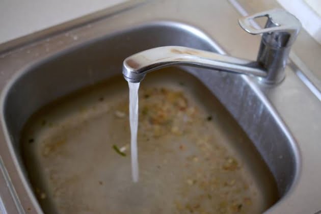 foul odor kitchen sink drain