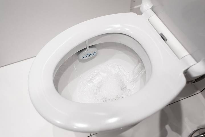 A high filler float causes the toilet to overflow.
